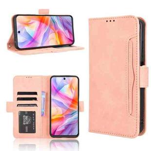 For ZTE Blade V70 Design 4G Skin Feel Calf Texture Card Slots Leather Phone Case(Pink)