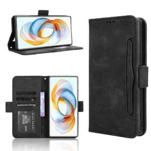 For ZTE nubia Z70 Ultra Skin Feel Calf Texture Card Slots Leather Phone Case(Black)