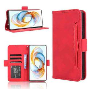 For ZTE nubia Z70 Ultra Skin Feel Calf Texture Card Slots Leather Phone Case(Red)