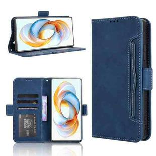 For ZTE nubia Z70 Ultra Skin Feel Calf Texture Card Slots Leather Phone Case(Blue)