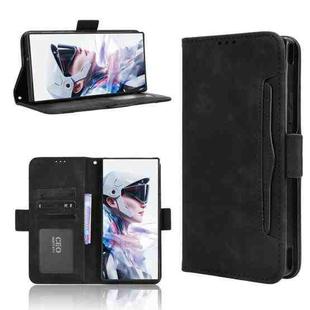 For ZTE nubia Red Magic 10 Air Skin Feel Calf Texture Card Slots Leather Phone Case(Black)