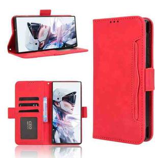For ZTE nubia Red Magic 10 Air Skin Feel Calf Texture Card Slots Leather Phone Case(Red)