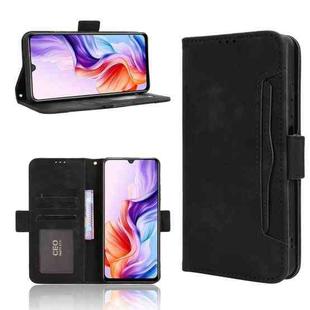 For ZTE Blade A76 5G Skin Feel Calf Texture Card Slots Leather Phone Case(Black)
