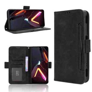 For ZTE nubia Neo 3 5G Skin Feel Calf Texture Card Slots Leather Phone Case(Black)