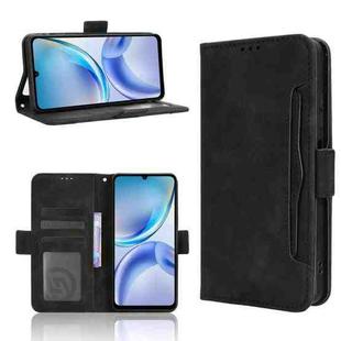 For ZTE Blade A36 4G Skin Feel Calf Texture Card Slots Leather Phone Case(Black)