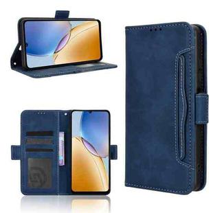 For ZTE Blade A56 4G Skin Feel Calf Texture Card Slots Leather Phone Case(Blue)