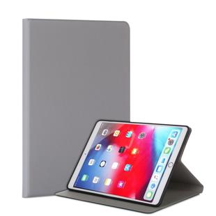 For iPad Air (2019) TPU Electric Pressed Horizontal Flip Leather Case with Holder(Grey)