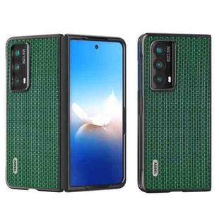 For Honor Magic VS2 ABEEL Genuine Leather Luxury Series Phone Case(Night Green)