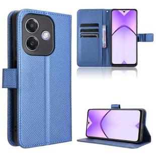 For OPPO A3x 5G India Diamond Texture Leather Phone Case(Blue)