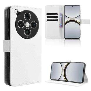 For OPPO Find X8 Pro Diamond Texture Leather Phone Case(White)