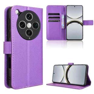 For OPPO Find X8 Pro Diamond Texture Leather Phone Case(Purple)