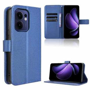 For OPPO Reno13 F 4G / 5G Diamond Texture Leather Phone Case(Blue)