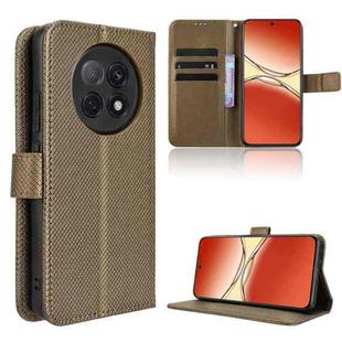 For OPPO F29 Pro 5G Diamond Texture Leather Phone Case(Brown)