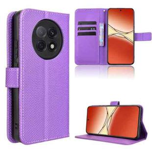 For OPPO F29 Pro 5G Diamond Texture Leather Phone Case(Purple)