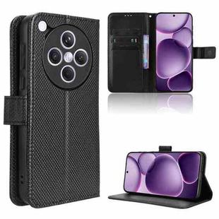 For OPPO Find X8s+ 5G Diamond Texture Leather Phone Case(Black)