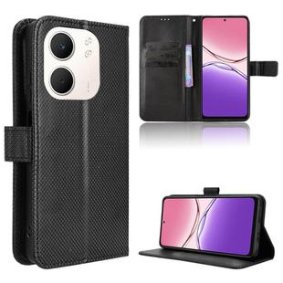 For OPPO A5x 4G / 5G Global Diamond Texture Leather Phone Case(Black)