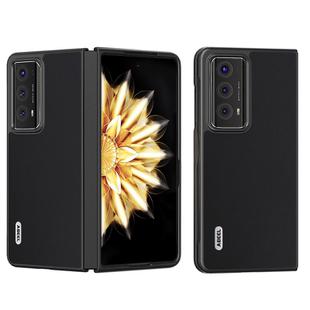 For Honor Magic V2 ABEEL Genuine Silky Soft Black Edge Phone Case(Black)
