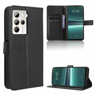 For HTC U23 / U23 Pro Diamond Texture Leather Phone Case(Black)