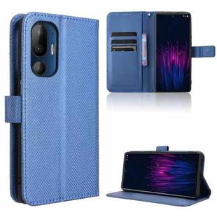 For HTC U24 Pro Diamond Texture Leather Phone Case(Blue)