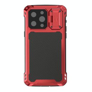 For iPhone 14 Pro Max LK MagSafe Shockproof Life Waterproof Dustproof Metal Phone Case(Red)