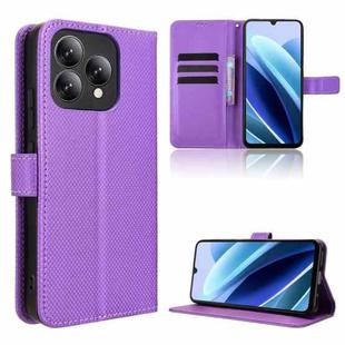 For Cubot A40 Diamond Texture Leather Phone Case(Purple)