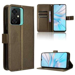 For Blackview Oscal C70 Diamond Texture Leather Phone Case(Brown)