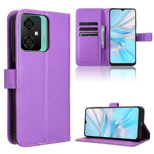 For Blackview Oscal C70 Diamond Texture Leather Phone Case(Purple)