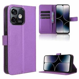 For Ulefone Note 16 Pro Diamond Texture Leather Phone Case(Purple)