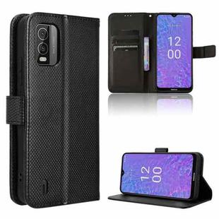 For Nokia C210 Diamond Texture Leather Phone Case(Black)
