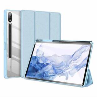 For Samsung Galaxy Tab S9+ DUX DUCIS TOBY Series Antiskid Leather Tablet Case with Sleep / Wake-up Function(Blue)