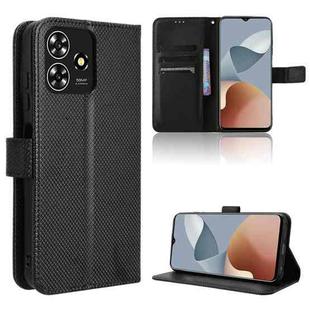 For ZTE Blade A73 4G Diamond Texture Leather Phone Case(Black)