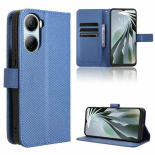 For ZTE Libero 5G IV Diamond Texture Leather Phone Case(Blue)