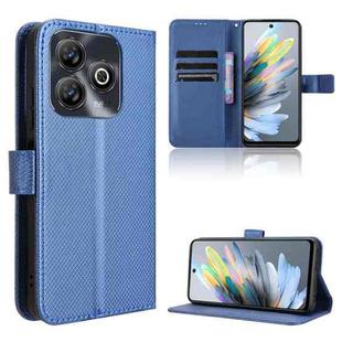 For ZTE Blade A75 4G Diamond Texture Leather Phone Case(Blue)