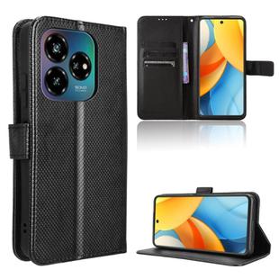 For ZTE Blade V60 Design Diamond Texture Leather Phone Case(Black)