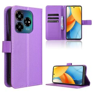 For ZTE Blade V60 Design Diamond Texture Leather Phone Case(Purple)