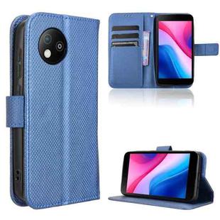 For ZTE Blade A35 Lite Diamond Texture Leather Phone Case(Blue)