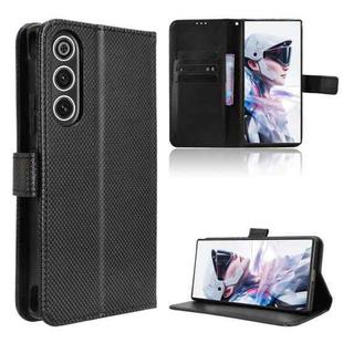 For ZTE nubia Red Magic 10 Air Diamond Texture Leather Phone Case(Black)