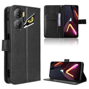 For ZTE nubia Neo 3 5G Diamond Texture Leather Phone Case(Black)