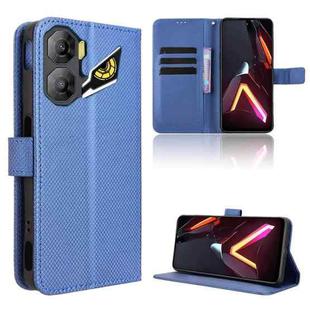 For ZTE nubia Neo 3 5G Diamond Texture Leather Phone Case(Blue)