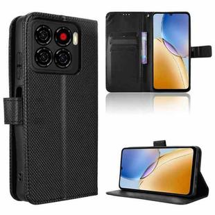 For ZTE Blade A56 4G Diamond Texture Leather Phone Case(Black)