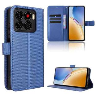 For ZTE Blade A56 4G Diamond Texture Leather Phone Case(Blue)