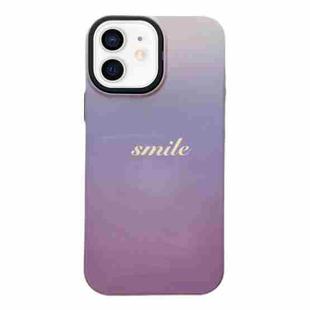 For iPhone 12 2 in 1 PC + TPU Shockproof Phone Case(Gradient Pink)