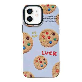 For iPhone 12 2 in 1 PC + TPU Shockproof Phone Case(Biscuits)