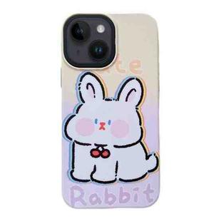 For iPhone 13 2 in 1 PC + TPU Shockproof Phone Case(Rabbit)