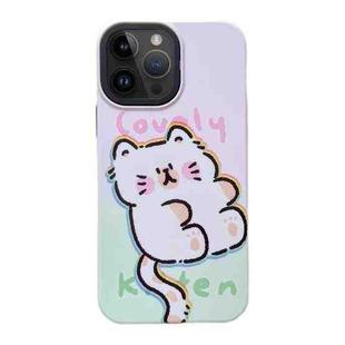 For iPhone 13 Pro 2 in 1 PC + TPU Shockproof Phone Case(Cat)