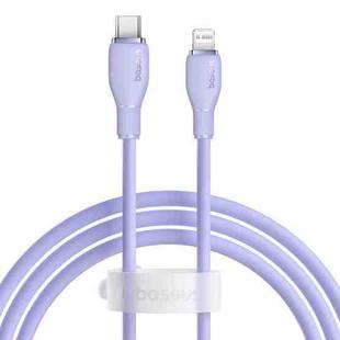 Baseus Pudding Series 20W Type-C to 8 Pin Fast Charging Data Cable, Length:1.2m(Purple)
