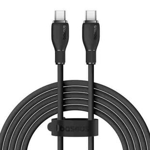 Baseus Pudding Series 100W Type-C to Type-C Fast Charging Data Cable, Length:2m(Black)