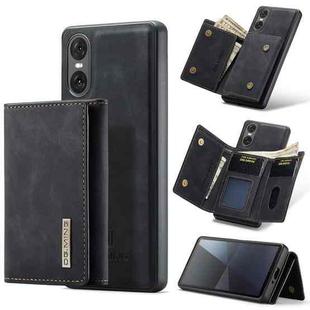 For Sony Xperia 10 VI DG.MING M1 Series 3-Fold Multi Card Wallet + Magnetic Phone Case(Black)
