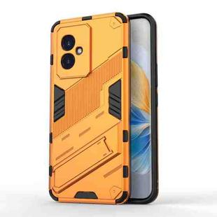 For Honor 100 5G Punk Armor 2 in 1 PC + TPU Phone Case with Holder(Orange)