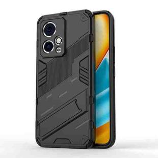 For Honor 90 GT 5G Punk Armor 2 in 1 PC + TPU Phone Case with Holder(Black)